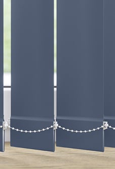 Trinity (Blackout), Prussian Blue - Vertical Blind Slats